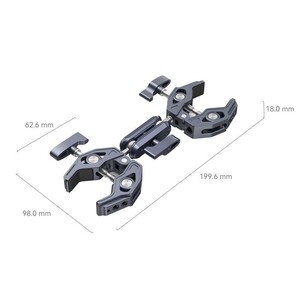 SmallRig 4103B Çift Şekilli Kelepçeli Süper Kelepçe - Thumbnail