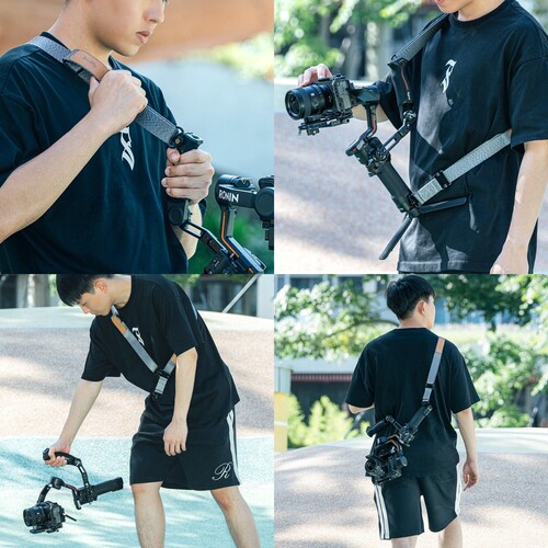 SmallRig 4118 DJI RS 4 / RS 4 Pro / RS 3 / RS 3 Pro / RS 2 için Ağırlık Azaltıcı Omuz Askısı