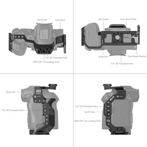 SmallRig 4159B Canon EOS R6 Mark II için Kafesi - Thumbnail