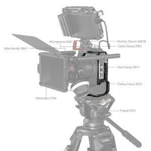 SmallRig 4159B Canon EOS R6 Mark II için Kafesi - Thumbnail