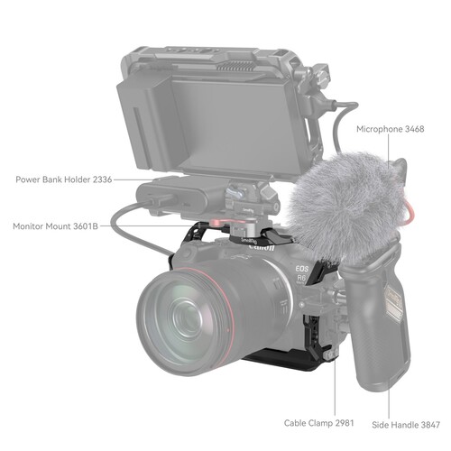 SmallRig 4159B Canon EOS R6 Mark II için Kafesi