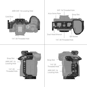 SMALLRİG - SmallRig 4161 Black Mamba Canon EOS R6 Mark II / R6 Mark III için Kafes (1)