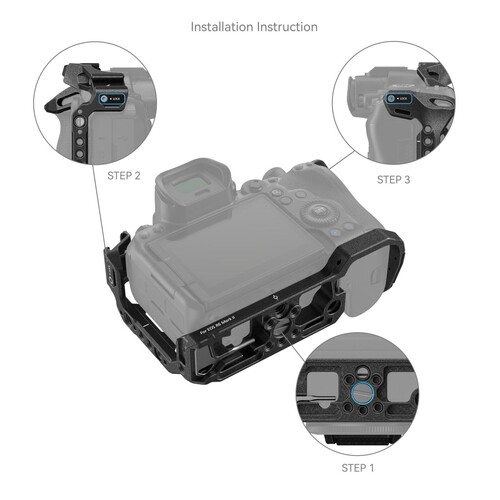 SmallRig 4161 Black Mamba Canon EOS R6 Mark II / R6 Mark III için Kafes