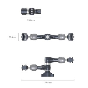 SmallRig - SmallRig 4194 Rozet Kollu Magic Arm (7 inç) (1)