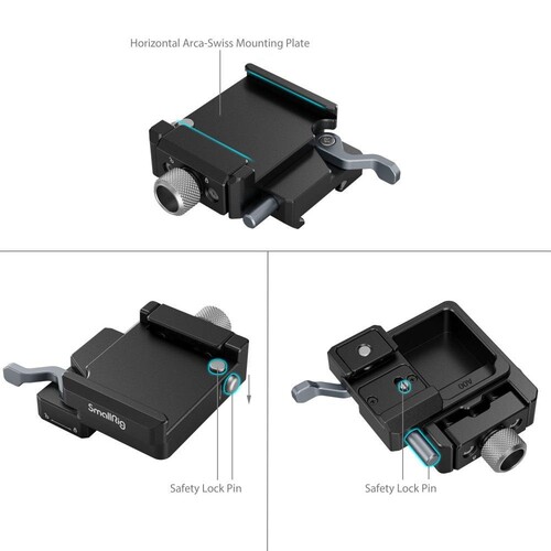 SmallRig 4195 DJI RS 3 Mini için Arca-Swiss Montaj Plakası