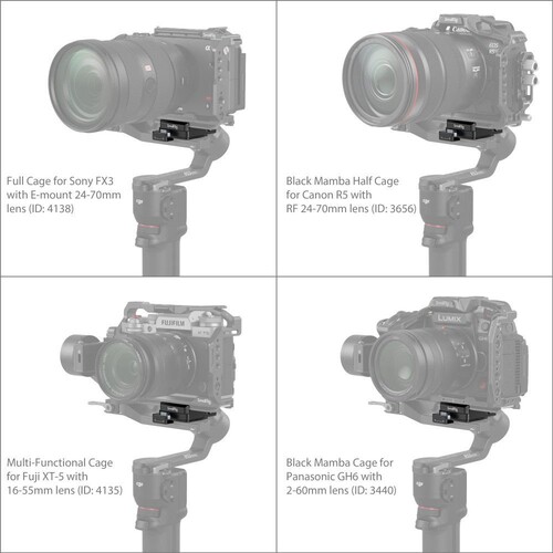 SmallRig 4195 DJI RS 3 Mini için Arca-Swiss Montaj Plakası