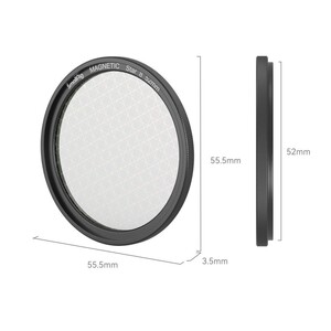SmallRig - SmallRig 4218 MagEase Manyetik Yıldız-Çapraz Filtre (8 Nokta) 52mm (1)