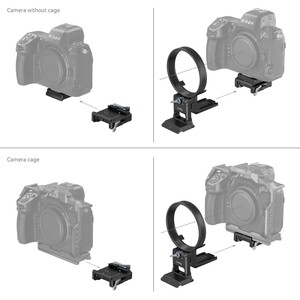 SmallRig 4306 Nikon'a Z Serisi Kameralar için Döndürülebilir Yataydan Dikeye Montaj Plakası Kiti - Thumbnail