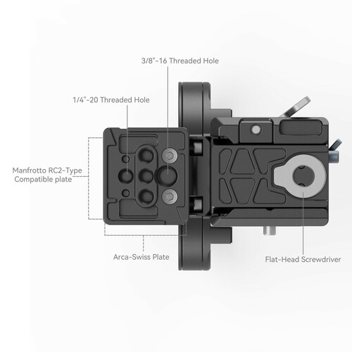 SmallRig 4306 Nikon'a Z Serisi Kameralar için Döndürülebilir Yataydan Dikeye Montaj Plakası Kiti