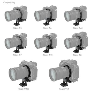 SmallRig - SmallRig 4306 Nikon'a Z Serisi İçin Döndürülebilir Yataydan Dikeye Montaj Plakası Kiti (1)
