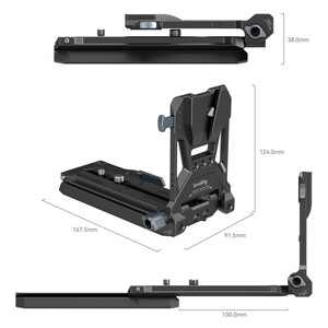 SmallRig - SmallRig 4323 Sony FX6 Canon C70 Sinema Kameraları için V-Mount Pil Montaj Plakası Kiti (1)