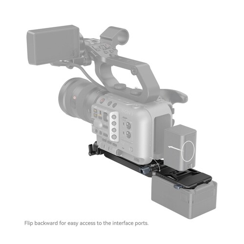 SmallRig 4323 Sony FX6 Canon C70 Sinema Kameraları için V-Mount Pil Montaj Plakası Kiti