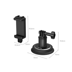 SmallRig - SmallRig 4347 Vantuz Montaj Desteği Aksiyon Kameraları için (1)
