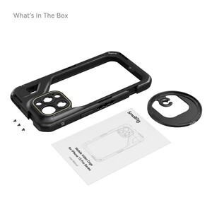 SmallRig 4391B iPhone 15 Pro Max için Mobil Video Kafesi - Thumbnail