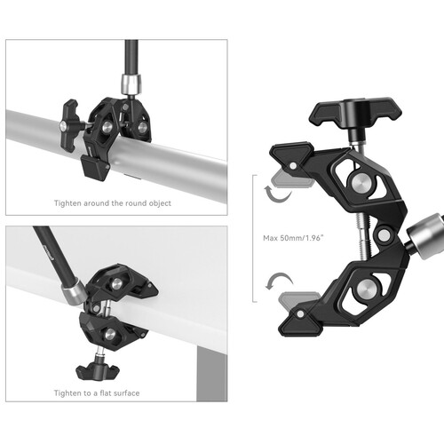 SmallRig 4454 Sihirli Kol ile Yengeç Şekilli Kelepçe