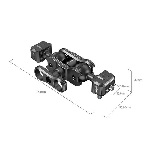SmallRig 4488 HawkLock H21 Hızlı Çıkarma Sihirli Kol ve Bilyalı Başlık