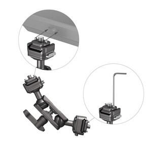 SmallRig 4488 HawkLock H21 Hızlı Çıkarma Sihirli Kol ve Bilyalı Başlık - Thumbnail