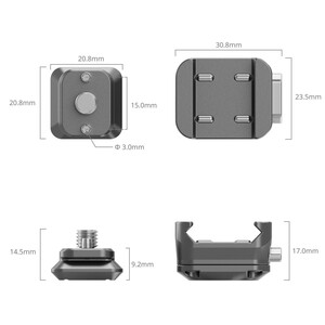 SmallRig - SmallRig 4491 HawkLock H21 Evrensel Hızlı Çıkarma Montaj Plakası Kiti (1)