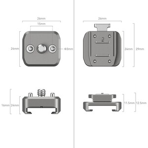 SmallRig - SmallRig 4500 HawkLock H18 Metal Ayak ile Hızlı Çıkarma Desteği (1)