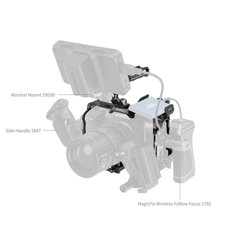 SmallRig 4574B Blackmagic Design Cinema 6K için Temel Kafes Kiti