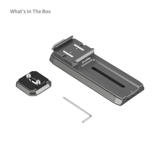 SmallRig 4638 DJI RS 2 / RSC 2 / RS3 / RS 3 Pro / RS 4 / RS 4 Pro için HawkLock H38 Manfrotto Hızlı Çıkarma Plakası