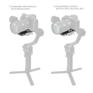 SmallRig 4638 DJI Sabitleyiciler için HawkLock H38 Manfrotto Hızlı Çıkarma Plakası - Thumbnail