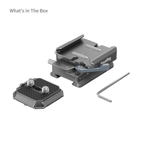 SmallRig 4639 DJI RS 2 / RSC 2 / RS3 / RS 3 Pro / RS4 / RS4 Pro için HawkLock H38 Arca-Swiss Hızlı Çıkarma Plakası