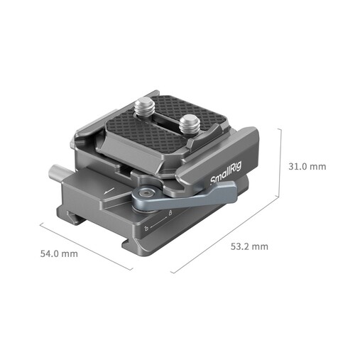 SmallRig 4639 DJI Sabitleyiciler için HawkLock H38 Arca-Swiss Hızlı Çıkarma Plakası
