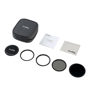 SmallRig 4726 5'i 1 Arada (67 mm) Filtre Kiti VND 2-32 & CPL & 1/4 Siyah Sis - Thumbnail