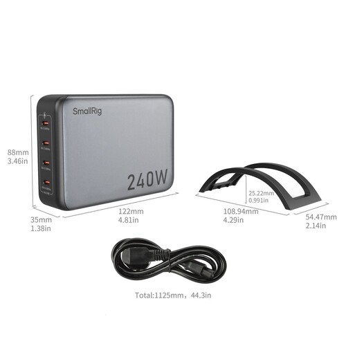 SmallRig 4752 240W 4 Portlu PD Güç Adaptörü