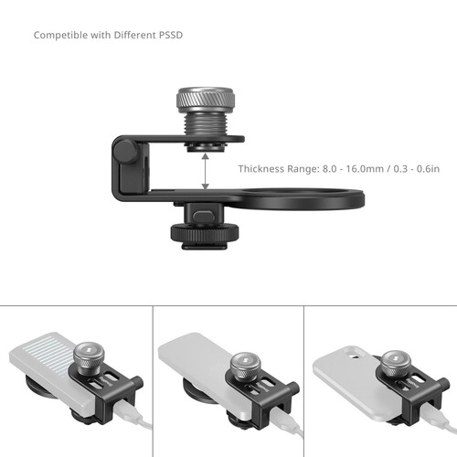 SmallRig 4779 MagSafe / Metal Yuva Evrensel 2'si 1 Arada SSD Tutucu
