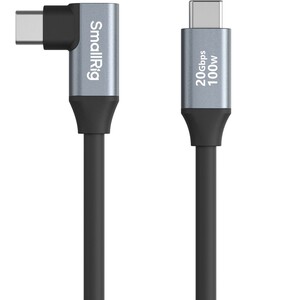 SMALLRİG - SmallRig 4790 USB-C (Düz) - USB-C (Açılı) Veri Kablosu (35 cm)
