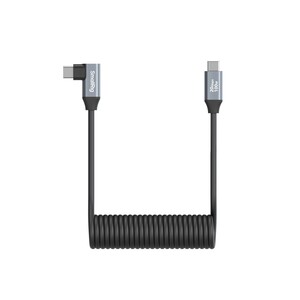 SMALLRİG - SmallRig 4792 USB-C (Düz) - USB-C (Açılı) Sarmal Veri Kablosu (1)
