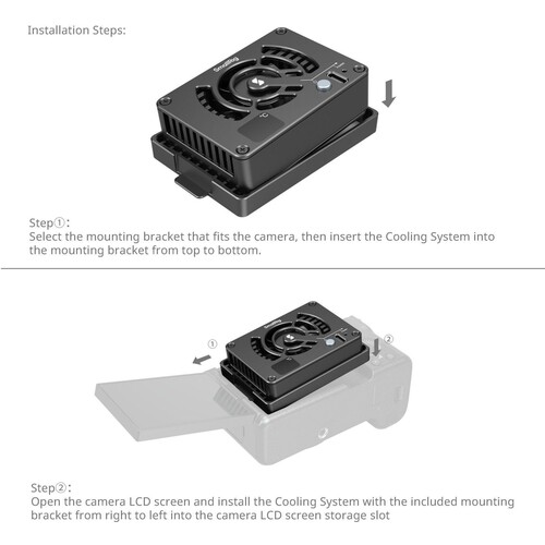 SmallRig 4815 Sony / Canon / FUJIFILM Kameralar için Soğutma Sistemi