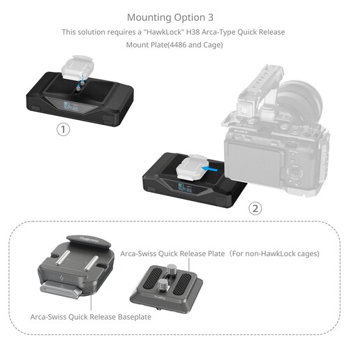 SmallRig 4826 CB75 Kamera Taban Bataryası