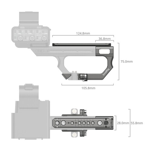 SmallRig 4830 Sony FX3 / FX30 XLR Uzatma Montaj Plakası Kiti