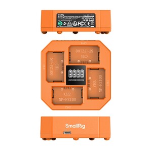 SMALLRİG - SmallRig 4839 NP-FZ100 4 Kanallı Kamera Pil Şarj Cihazı (1)