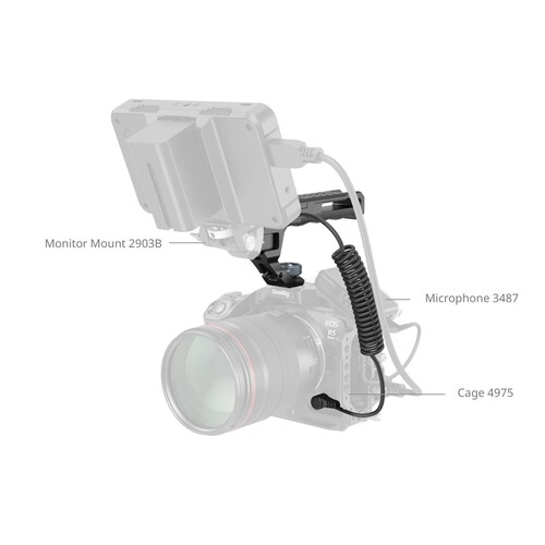 SmallRig 4927 Üst Tutma Kolu ve Geri Tetik Mekanizması (ARRI Yerleştirme Vidası)