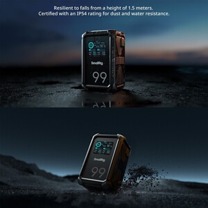 SmallRig 4984 X99 X-Touch Smart Üçlü Korumalı 1,5 m Düşmeye Dayanıklı IP54 Su Geçirmez / Toz Geçirmez) V-Mount Batarya - Thumbnail