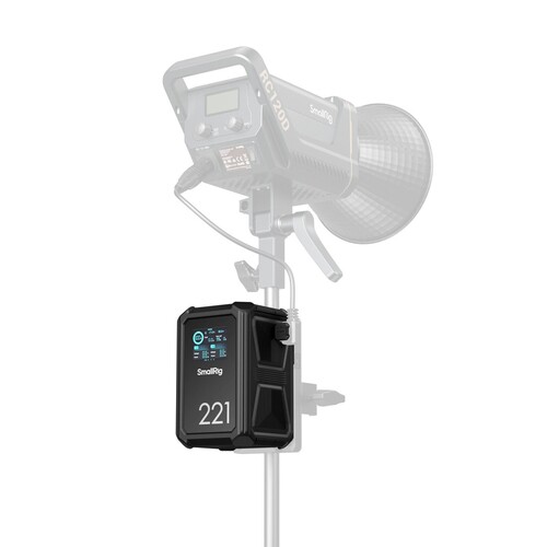 SmallRig 4985 X221 X-Touch Smart Üçlü Korumalı 1,5 m Düşmeye Dayanıklı, IP54 Su Geçirmez / Toz Geçirmez) V-Mount Batarya