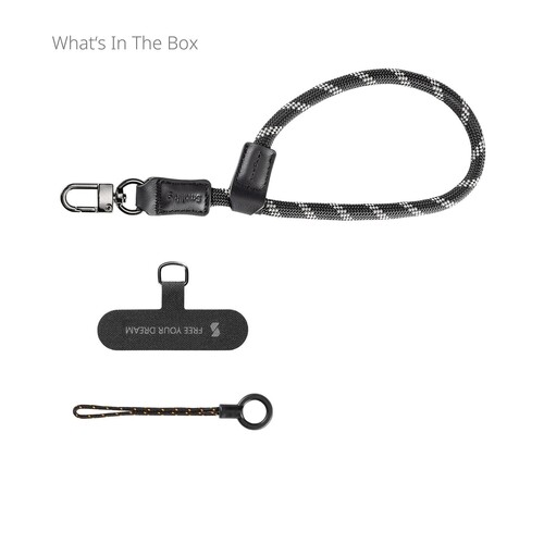 SmallRig 4990 FilMov Telefon Bileklik Kayışı (Siyah)