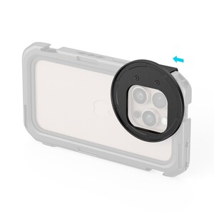 SMALLRİG - SmallRig 5010 iPhone 16 Serisi Kafesler için 67mm Manyetik Filtre Adaptörü
