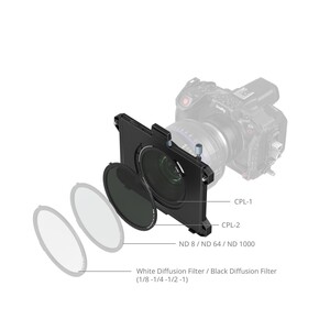 SmallRig 5011 Matte Box Kiti CPL ve VND Filtreleri ile Birlikte - Thumbnail