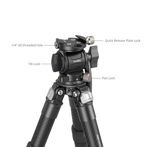 SmallRig 5025 Karbon Fiber Masaüstü Tripod Seti