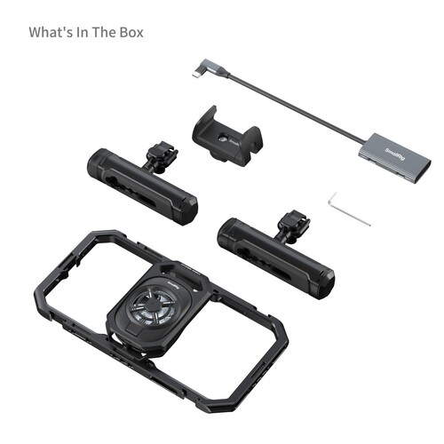 SmallRig 5276 Hepsi Bir Arada Termal Canlı Yayın ve Video Çekim El Tipi Telefon Kafesi Kiti