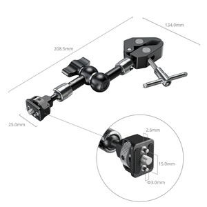 SmallRig 5310 Magic Arm Yengeç Şeklinde Kelepçeli (7'') - Thumbnail
