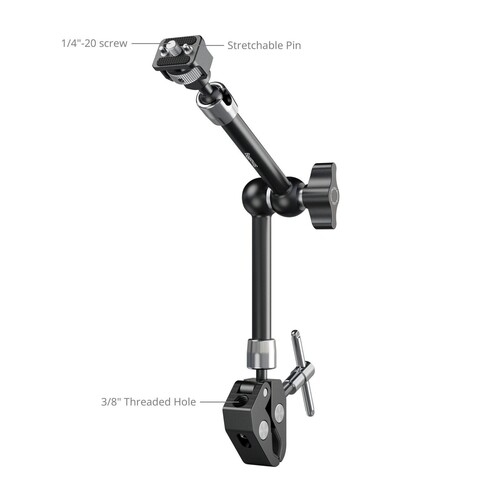 SmallRig 5311 Yengeç Şekilli Kelepçeli Sihirli Kol (11'')