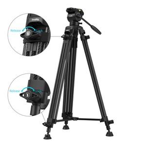 SmallRig 5441 AD14 Profesyonel Karbon Fiber Video Tripod - Thumbnail
