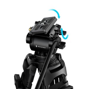 SmallRig 5443 FSD14 FreeSpeed ​​Ağır Hizmet Tipi Karbon Fiber Tripod - Thumbnail