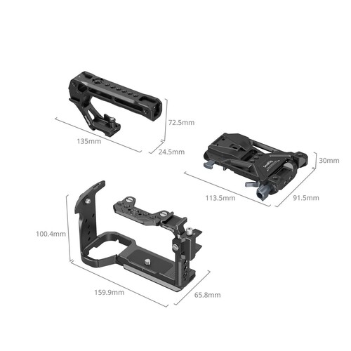 SmallRig 5590 Sony FX2 için Pil Plakalı Gelişmiş Kafes Kiti